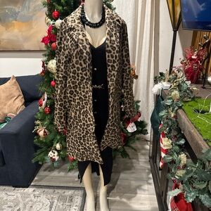 Leopard Print Coat